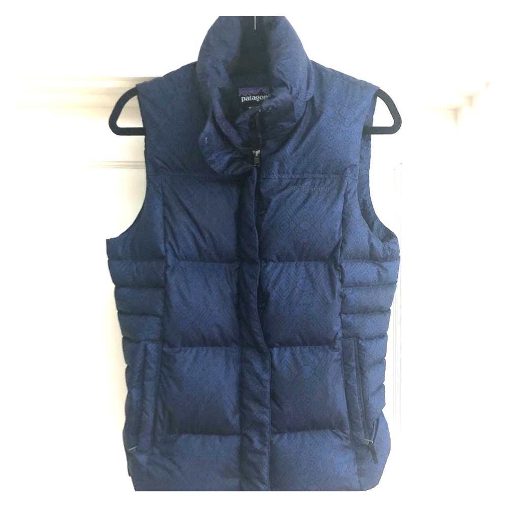 Patagonia Down With It Vest Navy/Black M (no hood)
